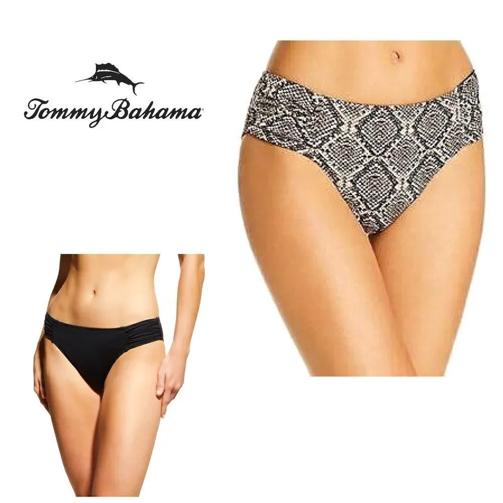 New. Tommy Bahama snake print bikini bottom. Retails $79